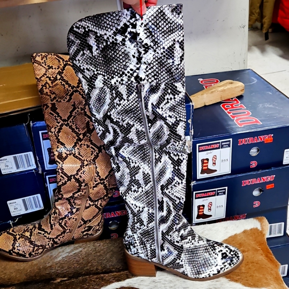 High knee boots
